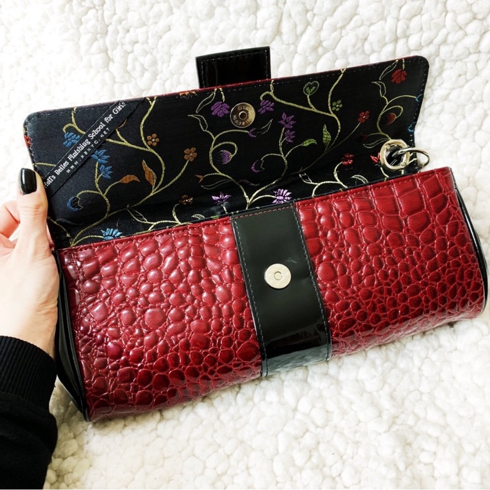 Hell’s Belles Patent Leather Clutch Purse